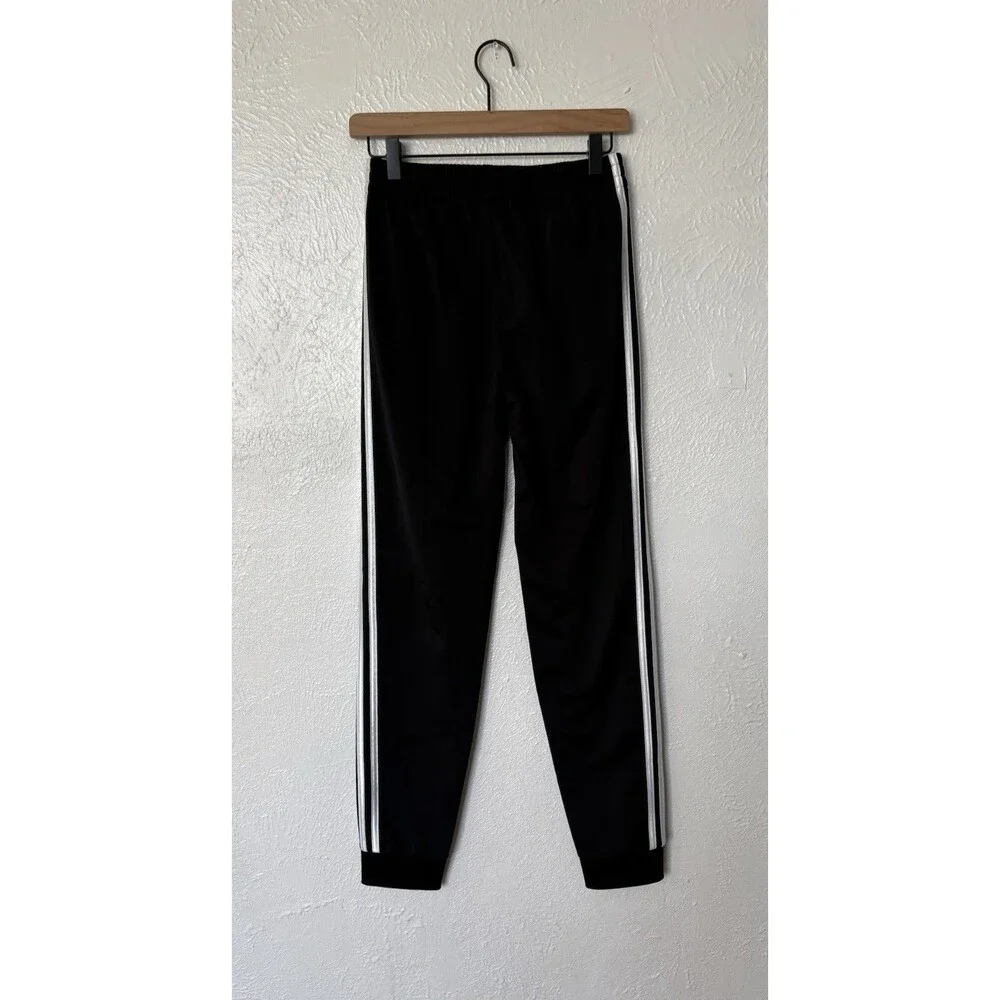 adidas Boys Black Athletic Classic Pants Size L (14/16)